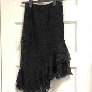 Zara lace midi skirt